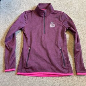 Nike Burgundy Quarter-Zip with PGA Logo 2015 Championship Whistling Straights